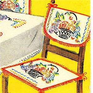 134 Vintage Hand Embroidery Fruit & Baskets for Linens  
