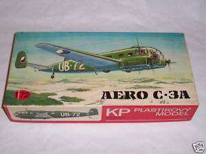 KP Kovozavody Prostejov Aero C 3A 1/72 Czech kit 1970  