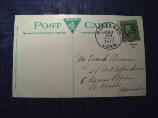 POST OFFICE PORTLAND CONNECTICUT CONN CT 1910 Postcard  