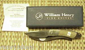 William Henry Knife B12 A325M LTD EDITION 040/100  