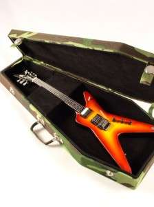 Exclusive Miniature Guitar Camo COFFIN Case  