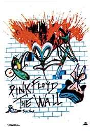 New PINK FLOYD Cloth Poster Flag   The Wall  