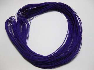 50 Meters Waxed Polyester Cord String Thread Purple 1mm  