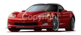 Corvette ZR1 Muscle Car T Shirt #4853 NWT  