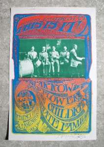 Sparrow, Wildflower Orig Handbill Signed Stanley Mouse  