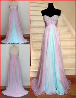 Amazing Bridesmaid/Quinceanera/Wedding Dress Prom Gown Stock size6 8 
