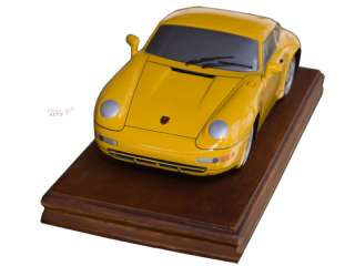 Porsche Carrera Wood Desktop Car Model  