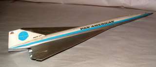 1960s BOEING SST PAN AM SUPERSONIC JET AIRLINER BUILT UP  