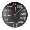 Mathe Aufgaben Uhr   Pop Quiz Clock   schwarz