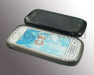 NEW SMOKED BLACK TPU GEL CASE COVER FOR NOKIA C7 UK  