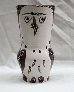 PABLO PICASSO VASE FROM ESTATE OF TONY CURTIS 1952  
