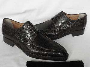 NEW Santoni For Dunhill Alligator Skin Derby Style Lace Up Shoes UK 9 