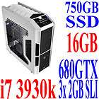 NEW Ultimate Gaming PC i7 3930k 3 WAY SLI 2GB (6GB) 680