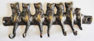 Antique Finish Key Hook With Cat Tails For Hooks Detail  