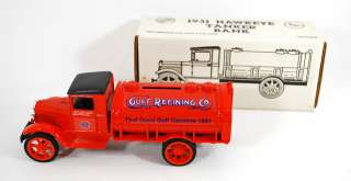 Collectible   1931 Hawkeye Tanker Truck Bank   ERTL 1990   Made in USA 