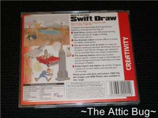PC CD ROM ~ Arts & Letters Swift Draw ~ New  