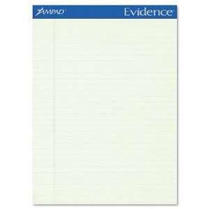  Ampad  Evidence Pastels Pads, Lgl/Wide Rule, Ltr, Green 