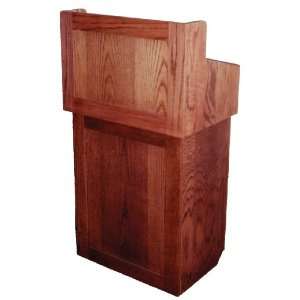    Oxford Lectern   Without Sound In Natural Oak