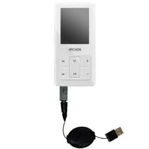  Retractable USB Cable for the Archos 2 with Power Hot Sync 