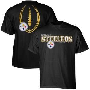   Reebok Pittsburgh Steelers Black Ballistic T Shirt