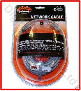 Geek Squad 7.6m 25 Cat6 RJ45 Network Cable Gold Plated  