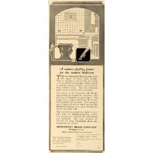 1927 Ad Toilet Fixture Bridgeport Keating Foot Flush 