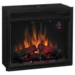 Classic Flame 23 Electric Fireplace Insert Box Flame Effect Doors 