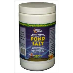 Clear Pond Pond Salt , 3 Pound Jar 