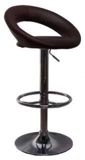 eclipse bar stool available in black brown cream and red seat height 