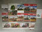 16 prospectus brochures tracteur MASSEY FERGUSON CLAAS