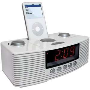  CTA SoundRise AM/FM Speaker for iPod (White)  Players 