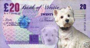 WESTIE 20 PFUND   SCHEIN***  