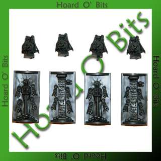 WARHAMMER 40K BIN BITS IMPERIAL BASTION   4x WINDOW ICONS and 