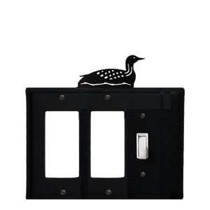  Loon   Double GFI and Switch Electric Cover