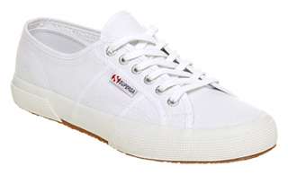 Mens Superga 2750 (m) White Trainers Shoes  