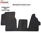 Mercedes Vito 2004 to 2012 Tailored RUBBER CAR/VAN MAT
