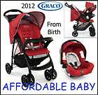 NEW 2012 GRACO MIRAGE T System FROM BIRTH PUSHCHAIR & BABY CAR SEAT 