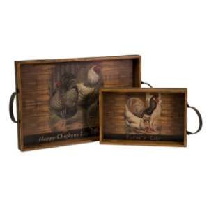  IMAX Set Of Two Country Style Decorative Wall Prints 