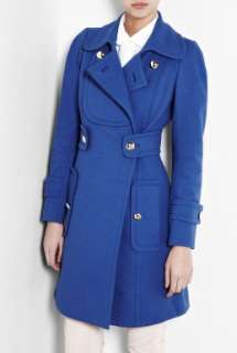 Sonia by Sonia Rykiel  Blue Cotton Stretch Double Breasted Coat by 