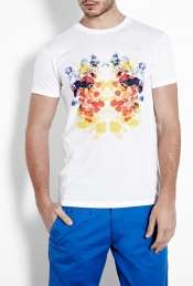 Marc by Marc Jacobs  White Flower T Shirt by Marc By Marc Jacobs