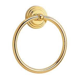 Gatco Marina Towel Ring   Polished Brass 