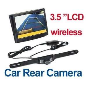  3.5 Wireless LCD Monitor Car Rear View Security Parking 