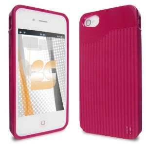  Premium   Apple iPhone 4G T Matrix Hot Pink Case (Carrier 