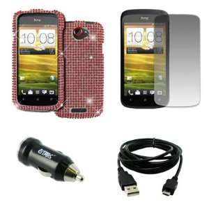  EMPIRE® T Mobile HTC One S Full Diamond Bling Hard Case 