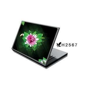  15.4 Laptop Notebook Skins Cover H2567 Pink Water Lily 