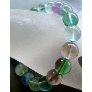  Crystal Quartz Beads Elastic Bracelet 