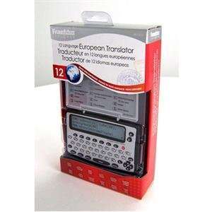  Franklin 12 Language European Translator FR-TJS12 : Electronic  Foreign Language Translators : Office Products