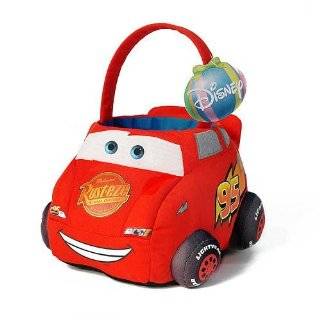  Disney Pixar CARS Lightning McQueen Plush Easter Basket 