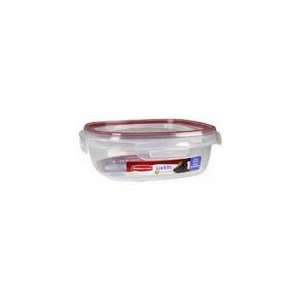 Rubbermaid 1778070 9 Cup Lock It Clear Container with Red Lid