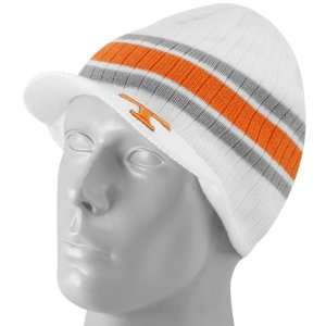   Tennessee Volunteers White Primo Knit Visor Beanie